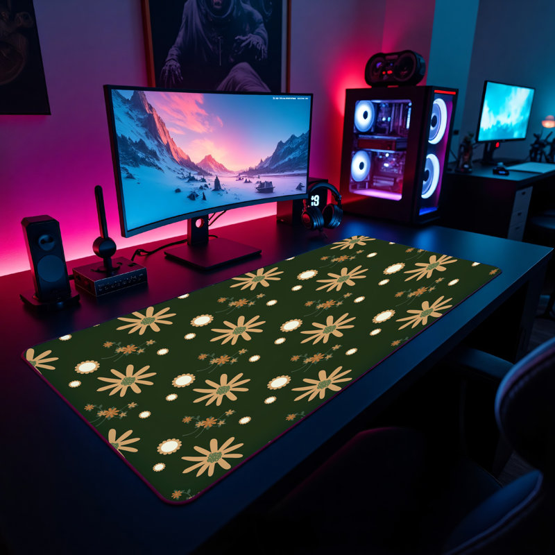 Polyester Desk Pad, 14.4x12.1