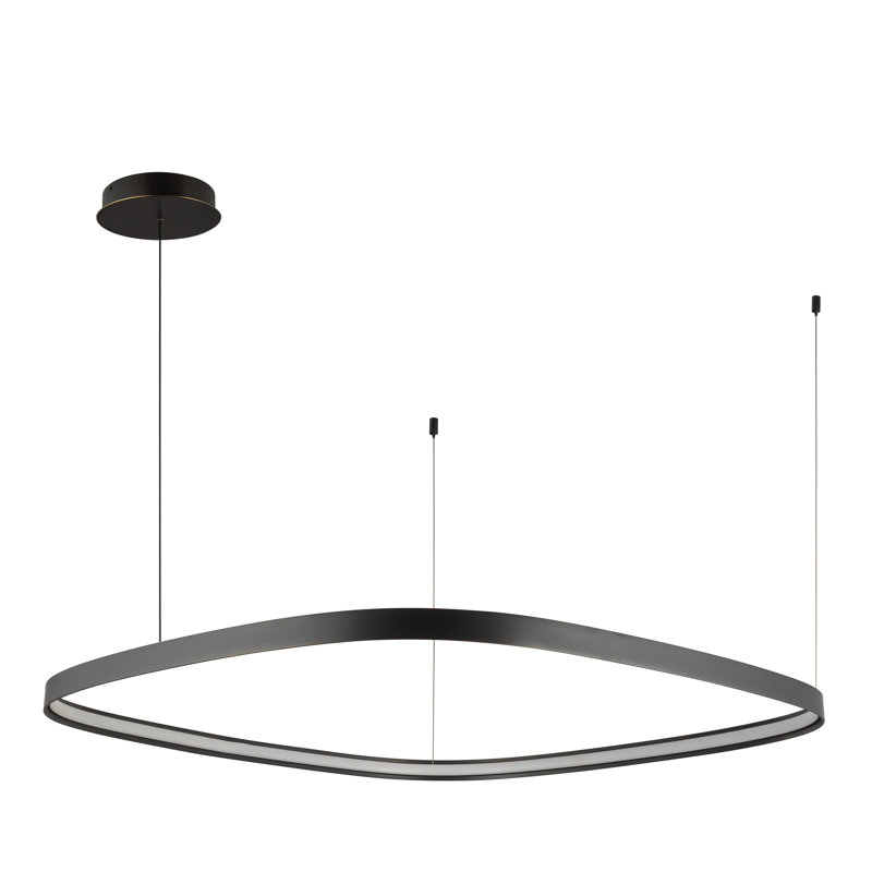 Yukon 1 - Light LED Pendant, 1.5" H x 39.25" W x 39.25" D, Urban Bronze