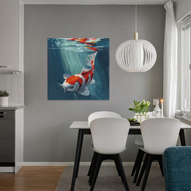 Contemporary Art Contemporary Fish Art, 32" H x 32" W