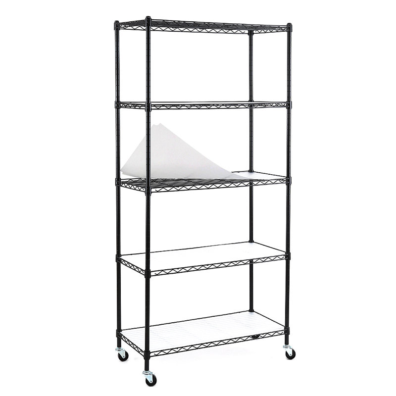 Support de rangement réglable en métal de 30 po de hauteur