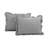  Gray Microfiber Reversible 3 Piece Comforter Set-973443732