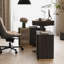 Height Adjustable Rectangle Standing Desk with Cabinet-1225636698-1225636699