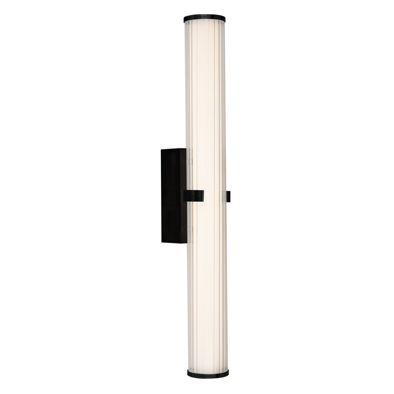 Kien LED Flush Mounted Sconce, Black