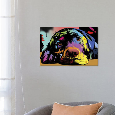 Lying Lab by Dean Russo - Print on Canvas