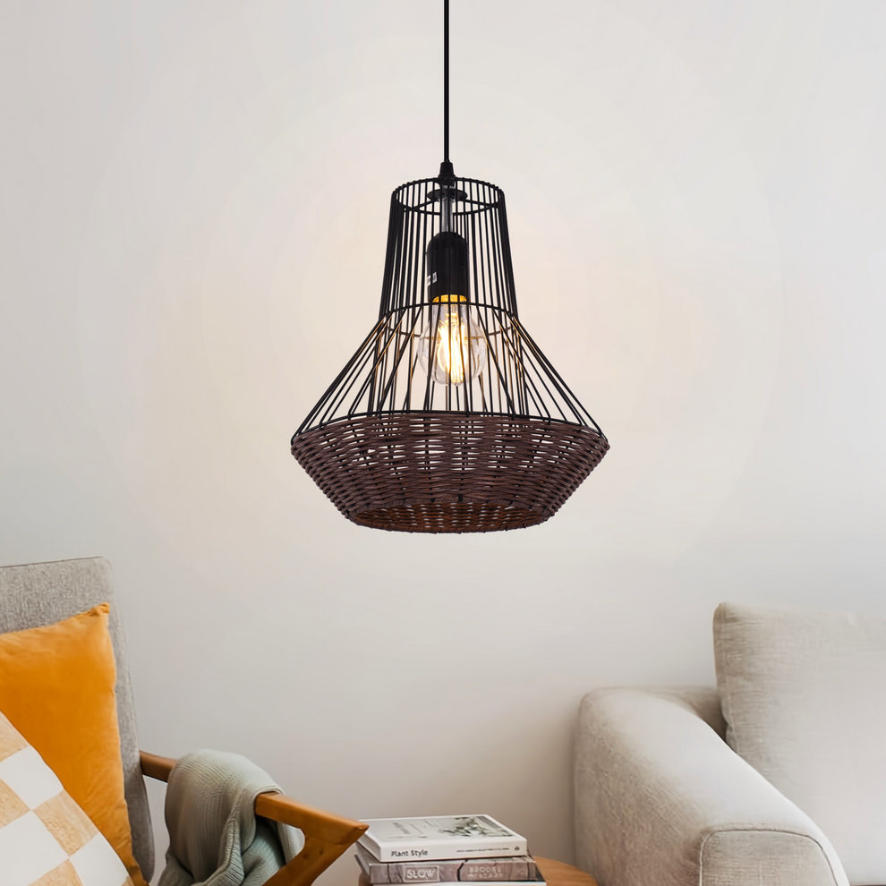 1 - Light Natural Chandelier Pendant