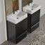Meuble-lavabo autoportant pour salle de bain moderne Gada-761099498