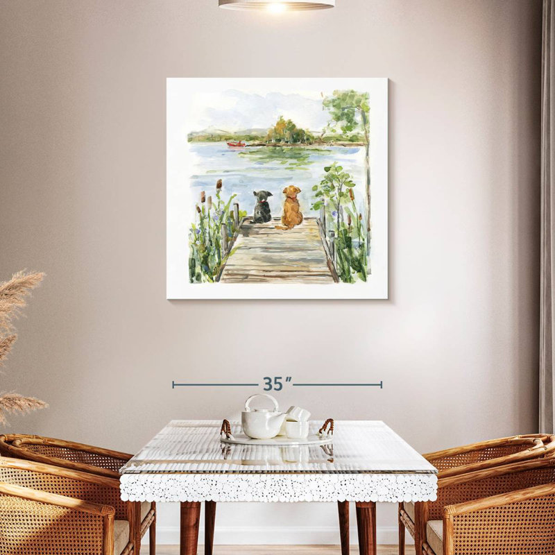 Brampt Lake Buddies, 36" H x 36" W