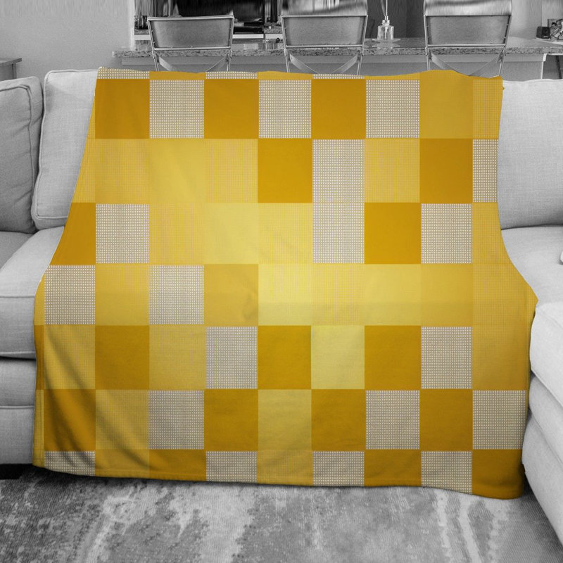 Machine Printed Throw Blanket, 51" W x 60" L