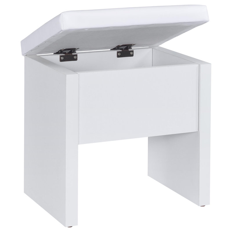Ensemble de coiffeuse et miroir de rangement Bunbury