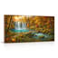 Automne cascade d'automne, reproduction d'art sur toile encadrée de 1 x 48 x 24 pouces-423345229
