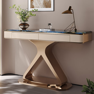 Console en métal de style italien.