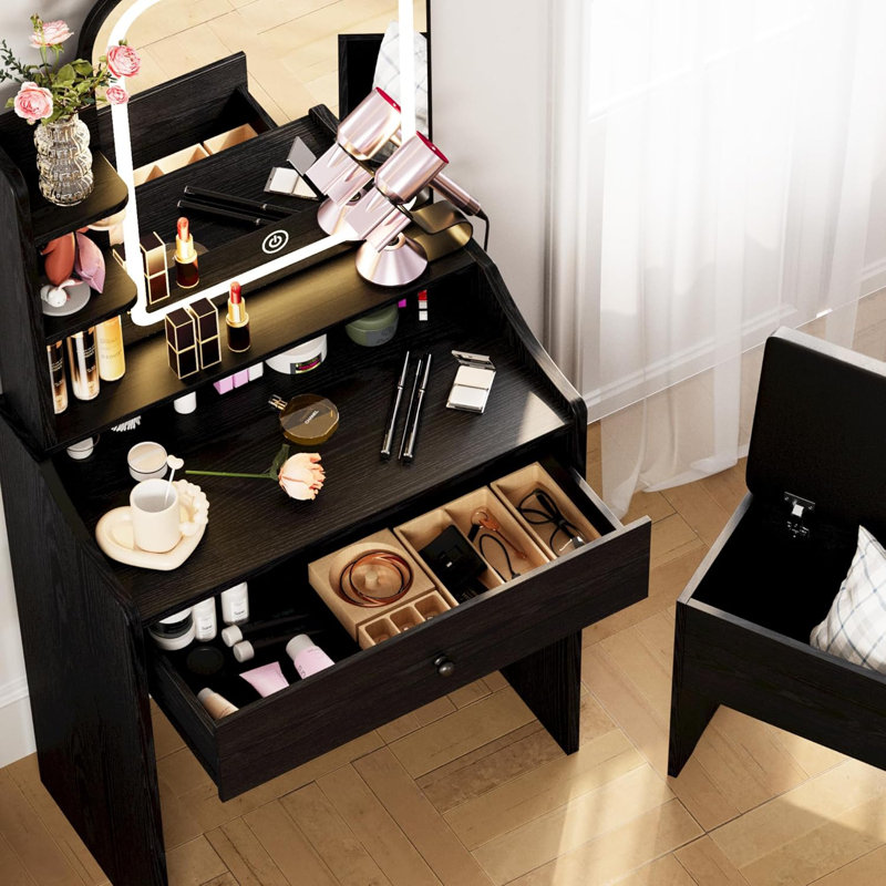 Coiffeuse, Noir, noir, noir, noir