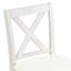 Ensemble de 5 tables de bar en bois à hauteur de comptoir avec 4 chaises, blanc-672811306