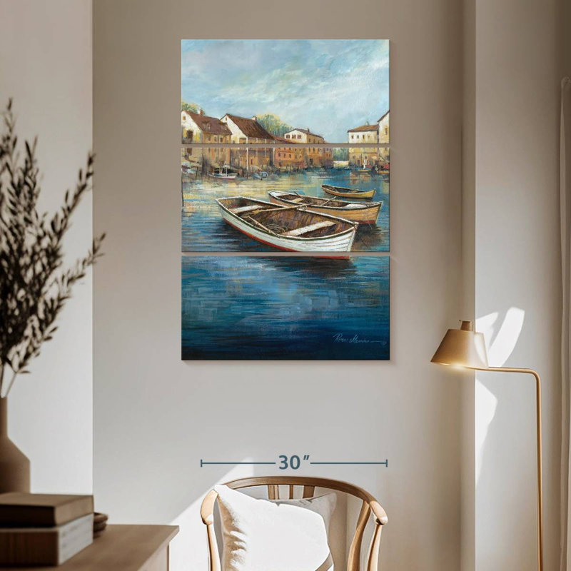 Mehar Tranquil Harbor I, 65" H x 42" W