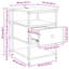 40cm W Manufactured Wood Bedside Table-1703658798