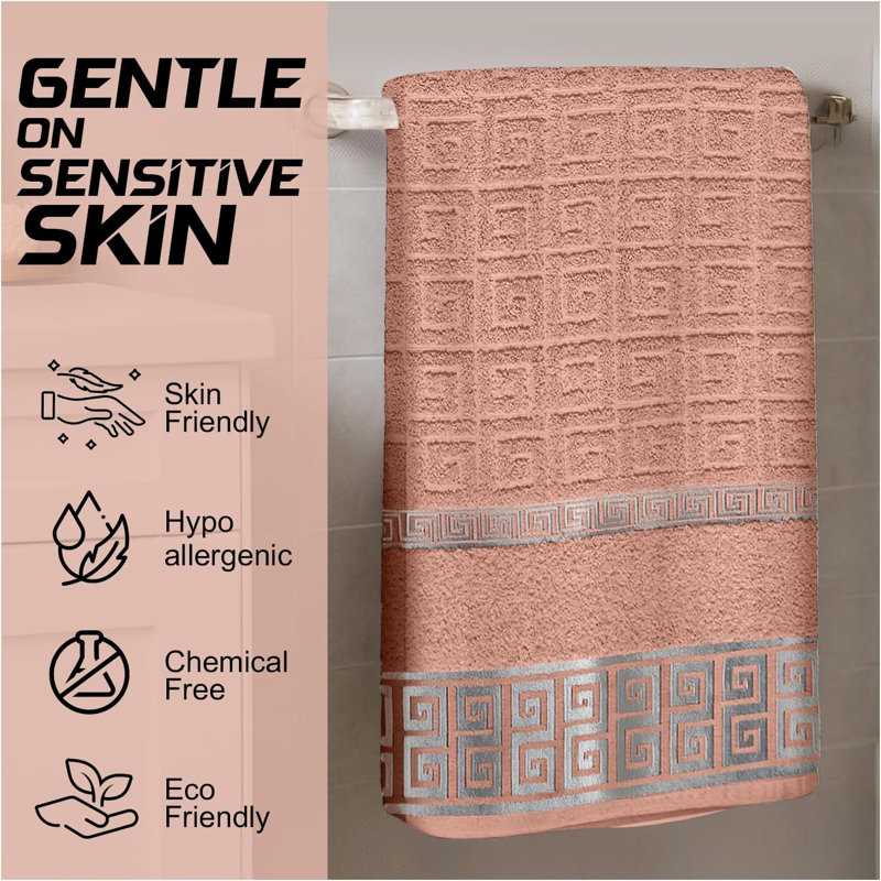100% Cotton Ultra Light Bath Sheet, Pink