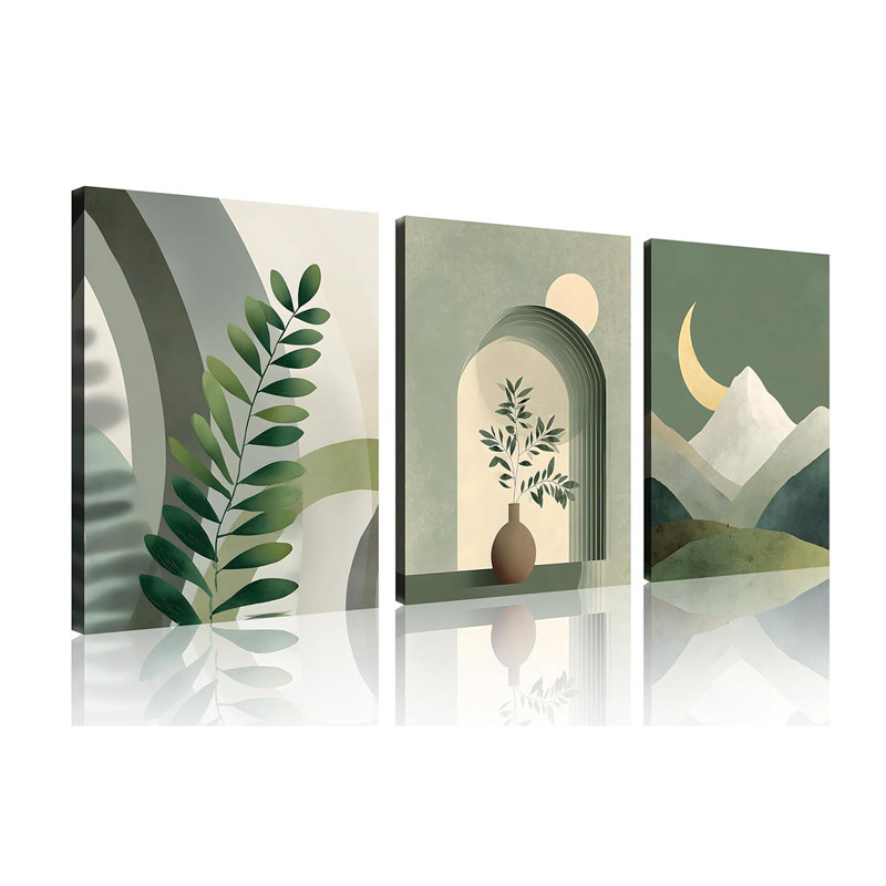 3 Piece Wrapped Canvas Wall Art