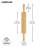 Farberware Classic Wood Rolling Pin with Easy-Grip Handles