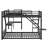 L-Shaped Bunk Bed With Loft Bed, Slide And USB Ports-1225423746