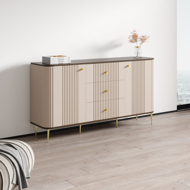 Elena 33.4" Sideboard with Matte Finish
