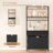 Laundry Center with 3 Section Pull-Out Bags,