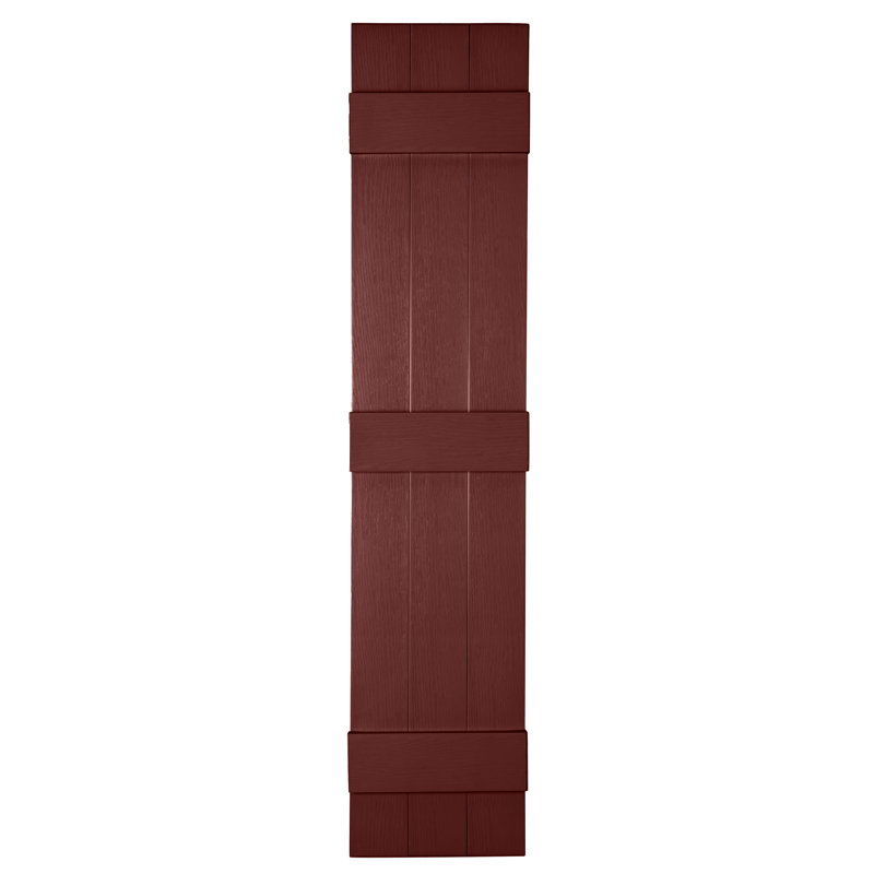 Persiennes personnalisées fermées à 3 planches, Morceaux de chocolat, 48"