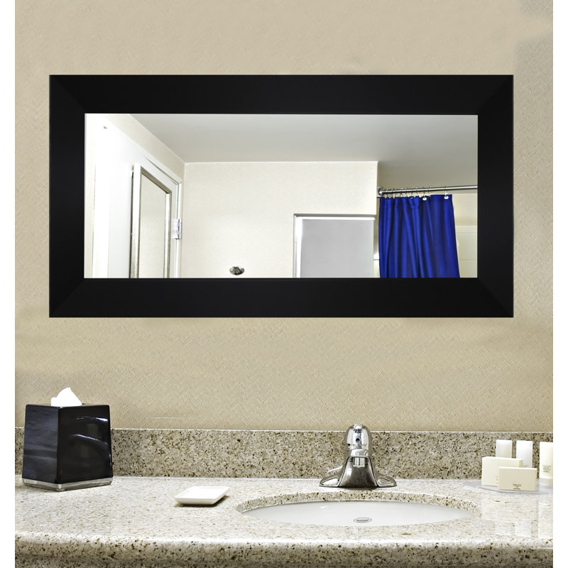 Mirror, Black, 33" x 32"