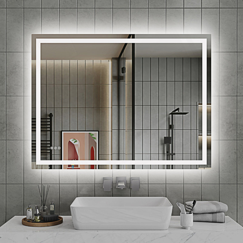 Miroir de salle de bain Led, 36,05 po x 48,05 po