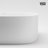 VIGO UltraThin™ 16-in L x 14-in W Matte White Matte Stone™ Vessel Rectangular Minimalist Bathroom Sink