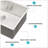 Undermount Kitchen Sink - 32x19 Inch Stainless Steel 16 Gauge Deep Single Bowl, Durable and Easy to Clean