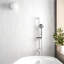 Bianco Dolomite 12x12 Stacked Polished Marble Mosaic Tile