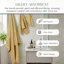 Ensemble de serviettes de salle de bain 100% coton 100% coton zéro torsade Robbin 500GSM de Home Weavers, 16 po x 24 po (24) (24 serviettes à main), jaune-130204312-130204318
