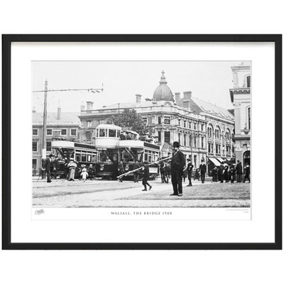 Walsall, The Bridge 1908 - Single Picture Frame Print