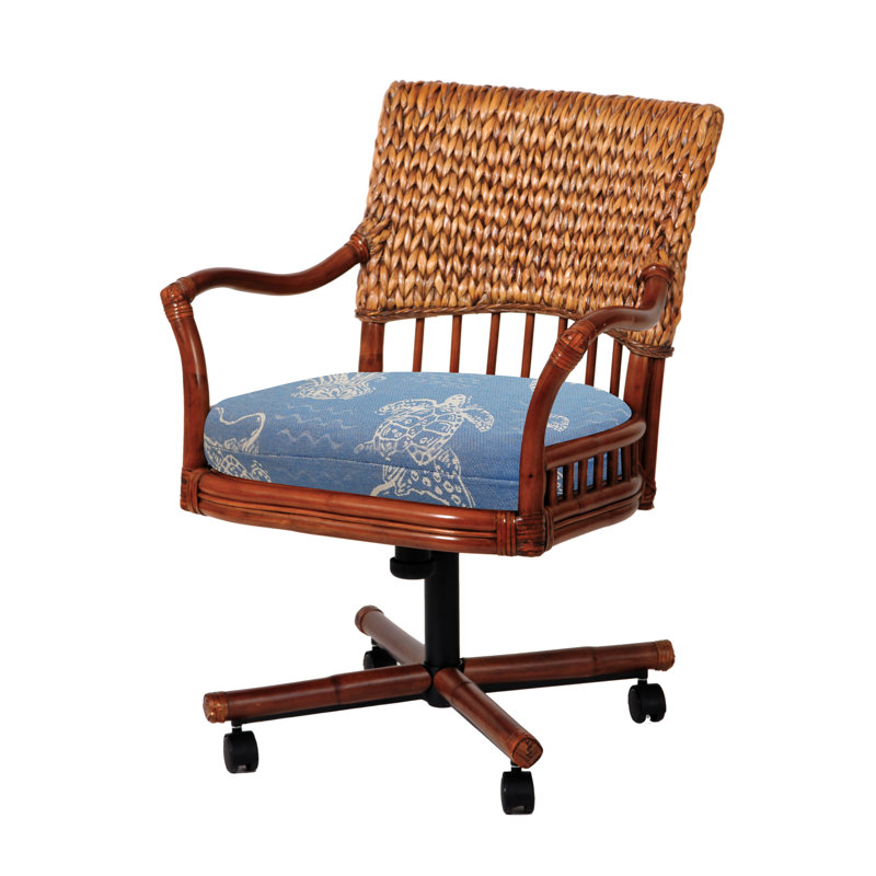 Chaise rembourrée Charrie, Ciel du monde marin, Terre de Sienne