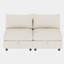 Canapé modulaire modulaire, siège convertible avec rangement, canapé-lit modulaire, combinaisons modulaires flexibles en tissu pour le salon