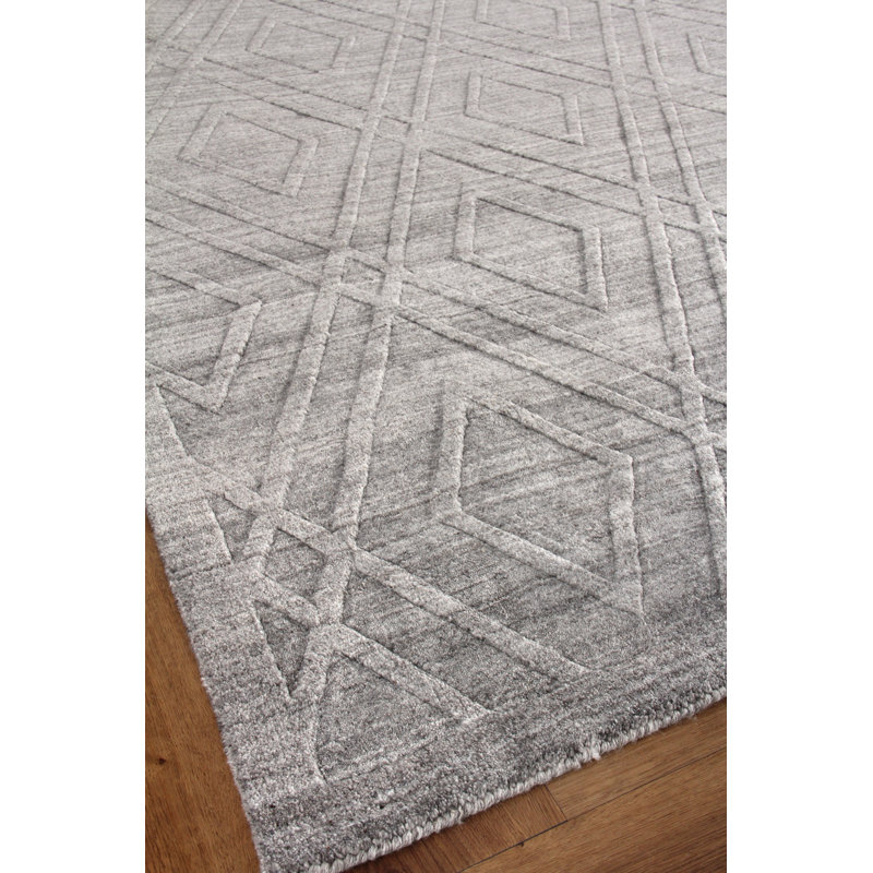 Castelli Geometric Area Rug in Gray, Rectangle 14' x 18'