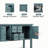 Cambridge Series Buffet Sideboard Console Table With Bottom Shelf