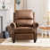 34.6" Wide Classic and Overstuffed Soft Pushback Recliner with Rivet