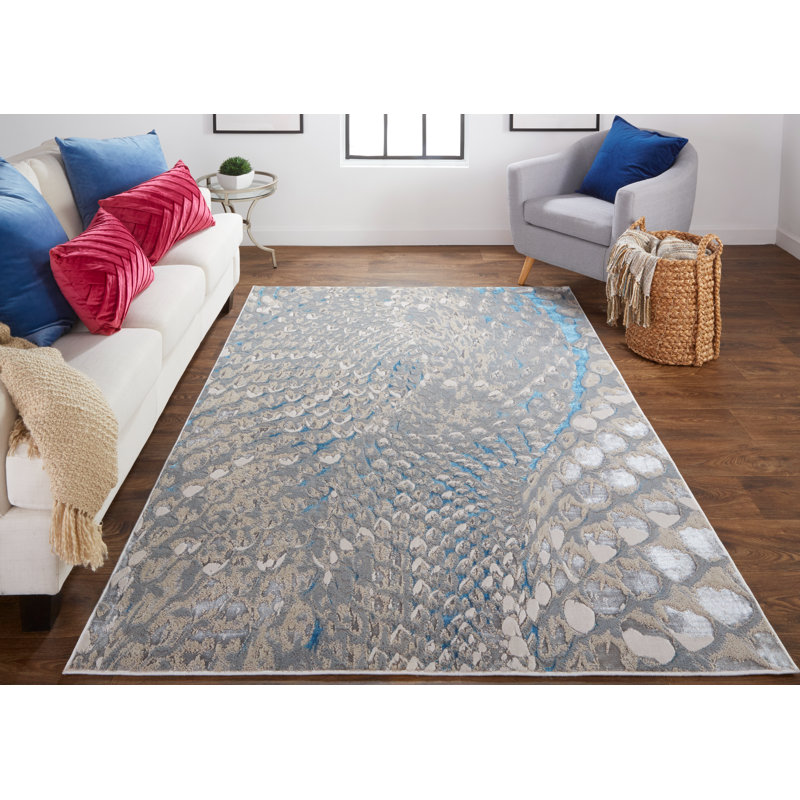 Caniyah Abstract Indoor Rug, Rectangle 10' x 13'2"