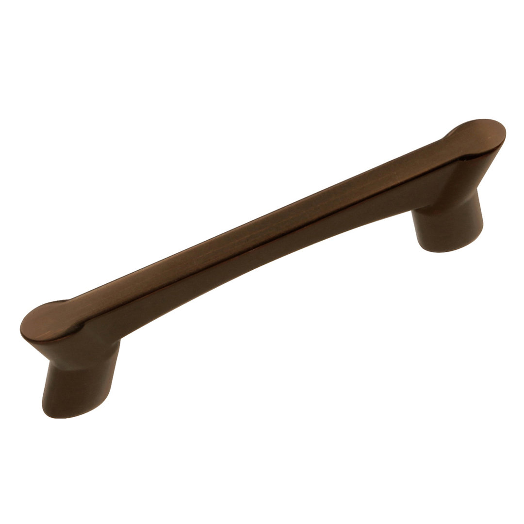 Wisteria Kitchen Cabinet Handles, Solid Core Drawer Pulls for Cabinet Doors, 3" Hickory Hardware
