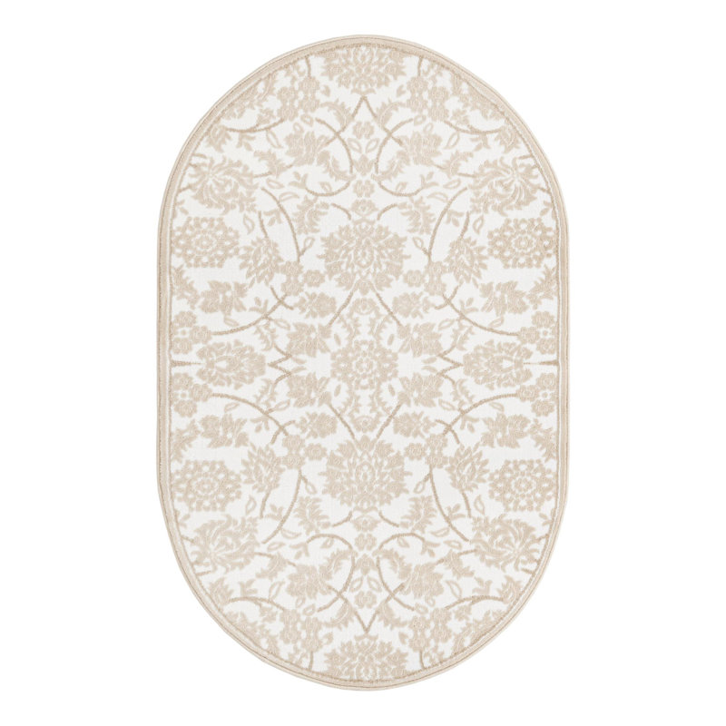 Analise Oriental Indoor Rug, Oval 3'3" x 5'3"