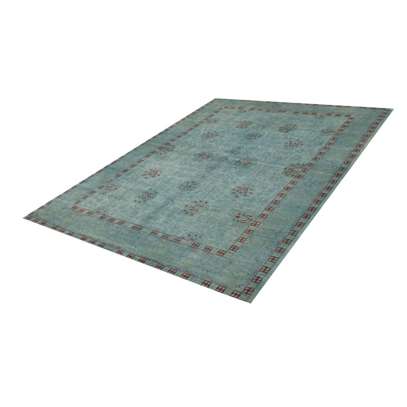 Tapis turquoise Vibrance 10 pi 0 po x 13 pi 8 po