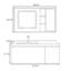 Armoire de salle de bain simple de style moderne français