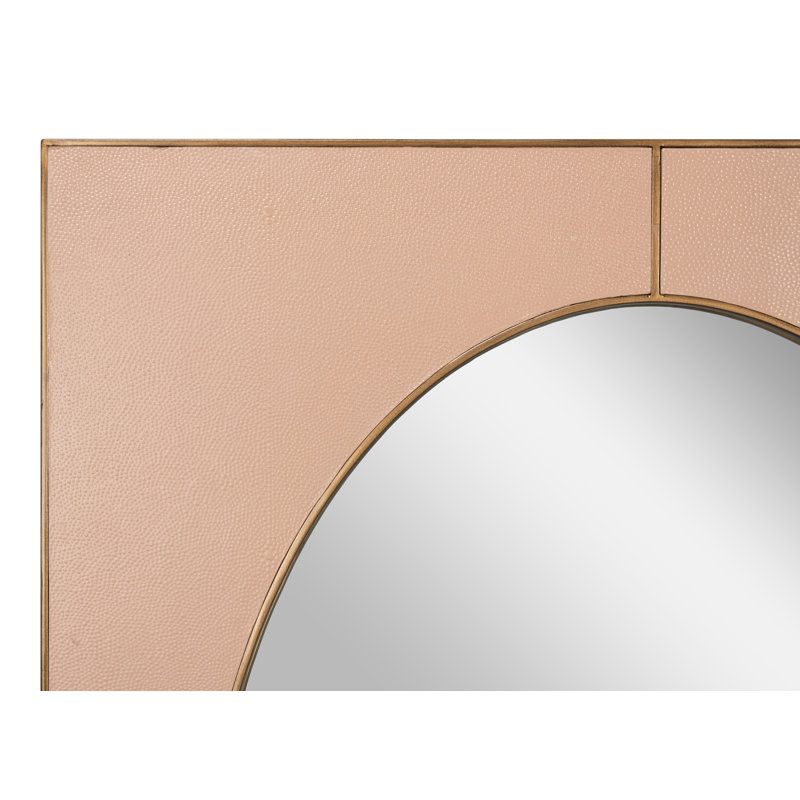 Francis Rectangle Iron Mirror, Antique Mushroom