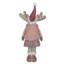 Figurine de Noël 26 po rose et beige
