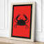 Bold Crab Art Deco - Wrapped Canvas-1212183209-1212183383