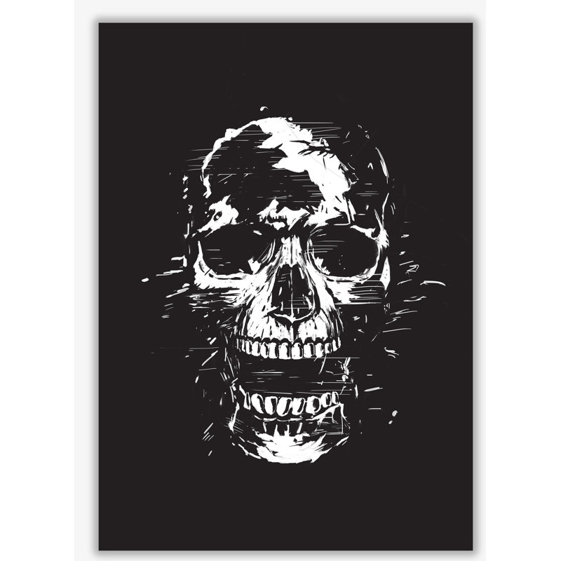 Scream Skull by Mercedes Lopes Charro - Print, No Frame, 42 cm H x 29.7 cm W x 1 cm D