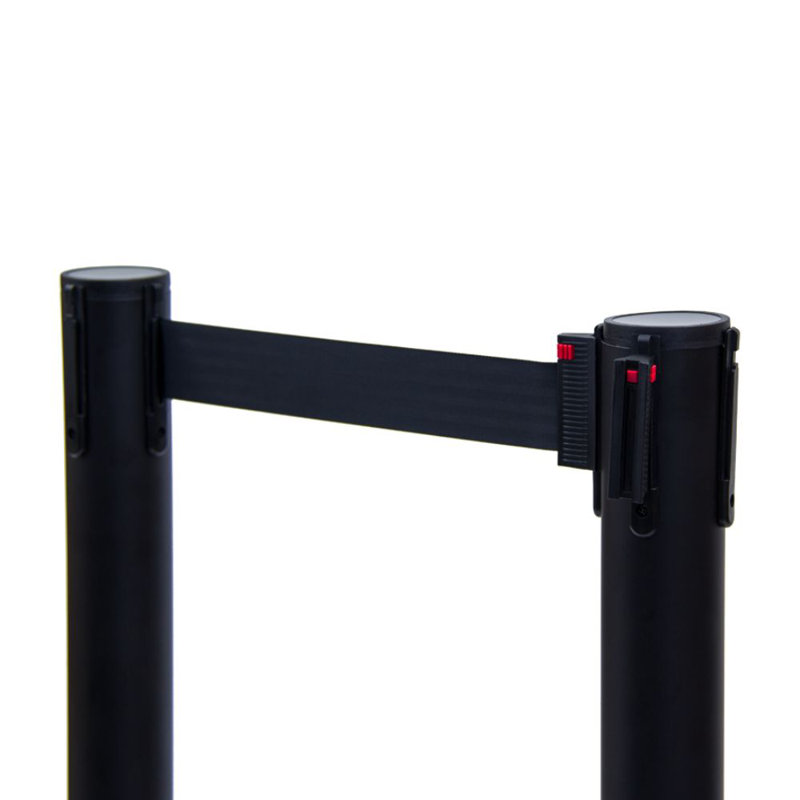Steel Crowd Control Stanchion/Barrier with Retractable Belt