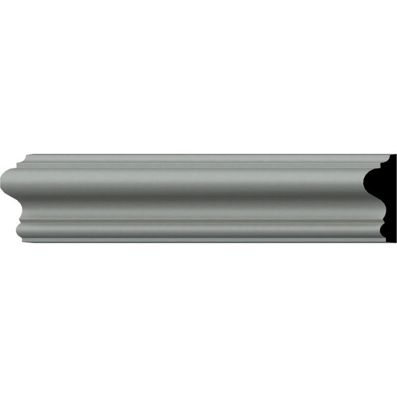 Emery Primed Polyurethane Crown Moulding Set, 94.5" Length