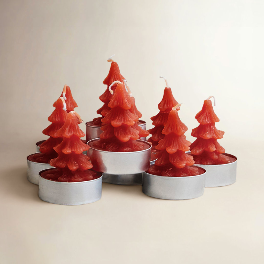 9 Piece Unscented Tealight Candle Set The Holiday Aisle®